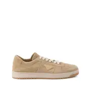 [Prada] Prada Downtown Suede Sneakers 10 US NEUTRALS