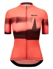 Santini Mirage Women's Jersey - Coral Size L