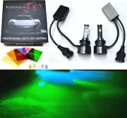 LED Kit F15 140W H8 Green Light Two Bulbs DRL Daytime Cornering Angel Eye