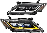 Car Lights Compatible With Toyota Camry US Version Headlight 2009-2011 ，LED Projetor Head Lamp Daytime Running Light Auto Accessories