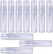 Mini Spray Bottle, 10 Pcs Travel Spray Bottle, Fine Mist Refillable Perfume Atomizer, Perfume Empty Bottles, Small Empty Sample Containers, Perfume Atomiser, Plastic Travel Bottle (5ML)