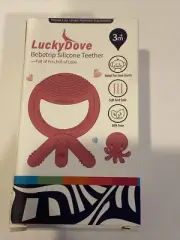 LuckyDove Silicone Baby Teething Toy | BPA Free | Teethers Freezer & Dishwasher