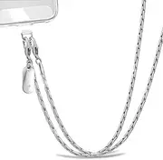 ROCONTRIP Beaded Phone Chain Stone Phone Strap Handmade Phone Wrist Strap With 2 Phone Tether Phone Charm for Women Girls