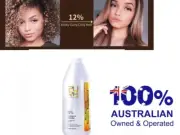 PURC 12% 1000ml Keratin Hair Straightening Smooth Treatment Curly Frizzy Hair