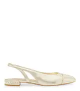 CRYSTAL SLINGBACK in LIGHT GOLD for Women