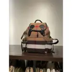 歐洲代購BURBERRY巴寶THE MEDIUM RUCKSACK IN CANVAS雙肩包/後背包