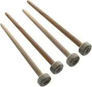Mikinona 4pcs Gong Mallets Durable Percussion Instrument Hammers for Chinese Instruments Ergonomic Design Convenient Replacement for Music Practitioners Random Color
