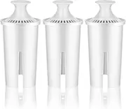 BREAUILL Water Filter Replacement for Brita Filter, Pitchers and Dispensers, New Upgraded Filter to Reduce TDS, Chlorine etc., Replacement Filters for Brita Classic, OB03, Mavea 107007 35557(3-PLUS)