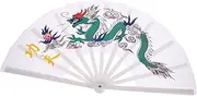 HOOTNEE Elegant Chinese Kung Fu Dance Fan Handheld Decorative Folding Fan for Performance Photography Summer Travel