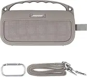 [Baval] Soft Silicone Cover Case for Bose New SoundLink Flex Portable Bluetooth Speaker 2nd Gen,Sandstone Silicone Case