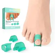 Welnove Toe Separators, 6 Pack Toe Spacers for Bunions, Toe Spacer for Overlapping Toe,Bunion Protector,Bunion Corrector,Suitable for Men Women Child,3 Different Size