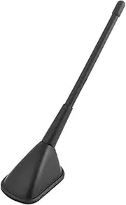 Universal 21cm Length Self Adhesive Electrostatic Eliminating Decorative Antenna Black for Auto Car