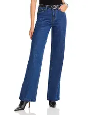 L'Agence Clayton High Rise Wide Leg Jeans in Conway