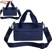 Small Gym Bag 9.5x4.7x5.5 Small Duffle Bag Waterproof Oxford Cloth Duffle Bag Handheld Gym Duffle Bag with Adjustable Strap Zipper Mini Gym Bag for Women & Men Dark Blue Mini Gym Bag for Women Gym B