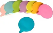 8 Pads Bubble Shaped Sticky Notes,76 * 76mm,8 Bright Colors Sticky Tabs,Cute Self-Stick Note Pads,Easy to Post,for Home,School,Office,82 Sheets/Pad