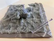 NWT Lovey Elephant Gray Swirls Security Baby Blanket Plush Satin Cloud Island B1