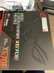 Asus ROG CROSSHAIR X670E HERO ATX Socket AM5 DDR5 Motherboard