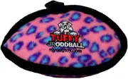 Tuffy Jr. Oddball Dog Toy - Pink Leopard