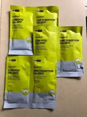 3 Devacurl Low Poo Delight Cleanser & Conditioner 1oz Each New & Authentic