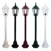 GT-134 Chester Single Head Short Post Light in Beige/Black/Burgundy/Green/White