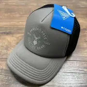 Columbia PHG Sawback Foam Trucker Cap Hat Gray Black Snapback Fathers Day NWT