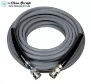 75' MTM Kobrajet 3/8" Gray Pressure Washer Hose With Quick Connects - 75 Foot