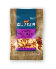 Gurley's Golden Recipe Deluxe Mixed Nuts, Assorted Premium Blend, 2.75 oz (Pa...