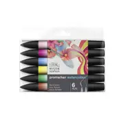 6pc Winsor & Newton ProMarker Watercolour Art Drawing/Colouring Set Floral Tones