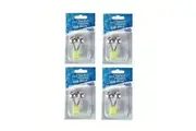 Bulk 4 Pack Jarvis Walker Double Fishing Rod Bells - Luminous Attachment