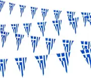 30 Metre Greece Greek Flag Party Bunting ΣΗΜΑΊΑ ΤΗΣ ΕΛΛΆΔΑΣ