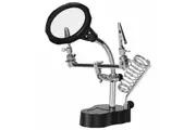 Soldering Iron Station Solder Stand Holder Magnifier Third Hand Helping Tool Kit
