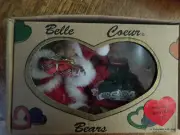 BELLE COEUR BEARS 1997 ROSS MINT-Such a cute set for Christmas Decorations