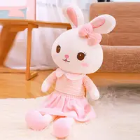 在飛比找樂天市場購物網優惠-兔子毛絨玩具小白兔玩偶布娃娃可愛兒童女陪睡覺公仔床上抱枕女孩