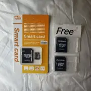 Micro SD Memoria 64GB Smart Card, High Speed C10. And Free 2 Adapters