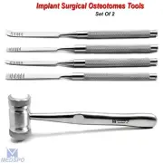 Bone Ridge Splitting Expanding Osteotome Chisels Surgical Bone Mallet Hammer CE