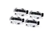 4X Clear Protective Eye Glasses Safety Windproof Lab Goggles Eyewear