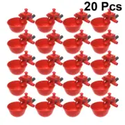 20PCS Pigeon Automatic Drinking Bowl Chicken Quail Water Volume Drinking Bowls