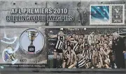 2010 AFL Premiers Collingwood Magpies Medallion Cover PNC ONLY 7,500