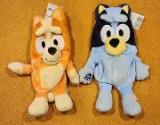 Build A Bear Bluey and Bingo - Unstuffed Brand New With Tags - Disney - NWT
