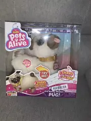 ZURU Pets Alive Poppy The Booty Shakin Pug Interactive Dancing Plush Puppy