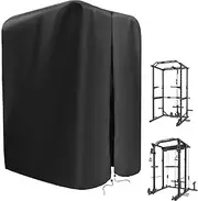 Guisong Gym Rack Cover With Waterproof Zipper - Protective Cover for Squat/Weight Lifting Rack, Home Gym Workout Equipment - Indoor or Outdoor