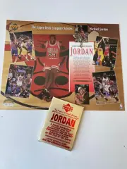 1994 Upper Deck Salute to Michael Jordan; Complete w/ 23 Karat Gold Trading Card