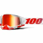 100% Percent Racecraft 2 Goggles St-Kith Red Mirror Lens ONE-50121-251-14