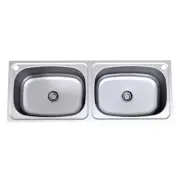 Clark Double 45 Litre Flushline Laundry Kitchen Tub RRP $1,706 - BRAND NEW