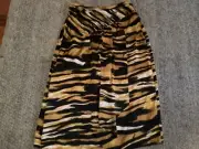 SASS & BIDE “THE WIDE ONE SKIRT” Multi Colour Print SILK BNWT RRP $450 Size 44