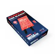 MEGAFire's 1m x 1m fire blanket home kitchens Certified to Standards Australia