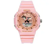 SMAEL Fashion Women Digital Watch Top Luxury Brands Sports Ladies Watches LED Quartz Small Dial Wrist Watch Relogio Feminino - Pink RoseGold