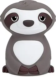 Nuby Sloth Baby Silicone Nightlight, Rechargeable, Color Changing Touch Night Light for Kids Bedside