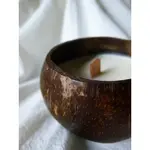 〖木屋〗椰殼木芯蠟燭 ｜大豆蠟燭 香氛蠟燭｜COCONUT BOWL CANDLE