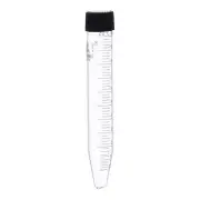 Eisco Labs 10ml Graduated Centrifuge Tube with Screw Cap - Borosilicate Glass